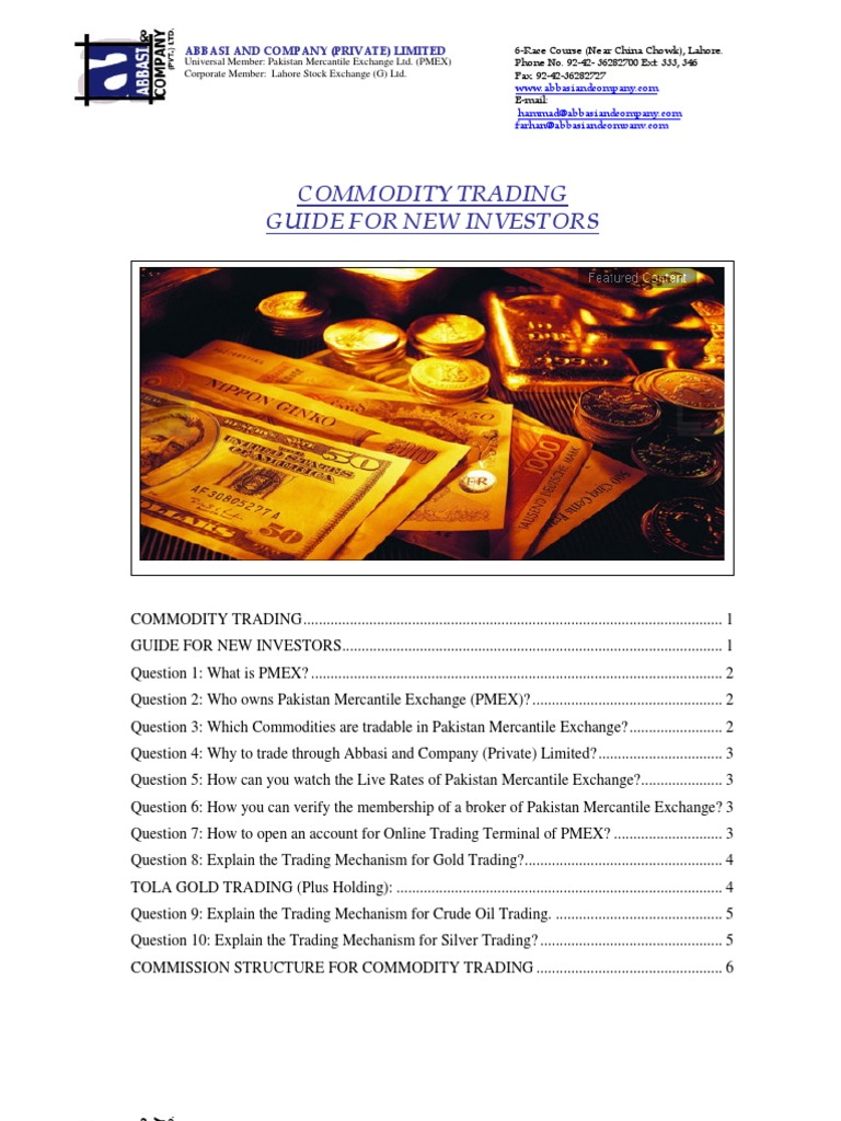 Commodity Trading Guide | PDF | Margin (Finance) | Commodity Markets