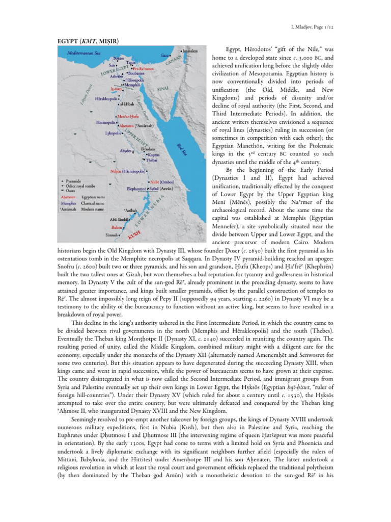4-Rulers of Egypt Chronology 1540-310 BC | PDF | Ancient Egypt | Thebes