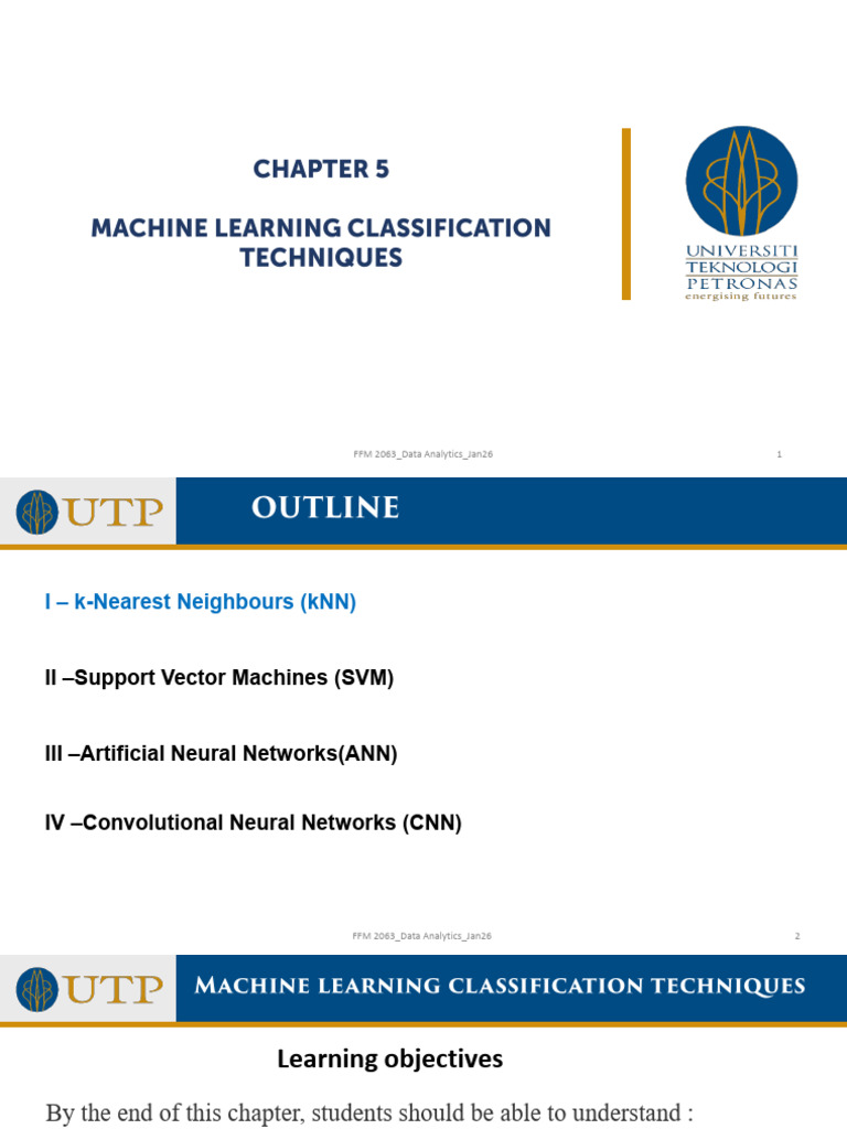 Chapter 5 Machine Learning Classification Techniques (2) | PDF | Deep ...
