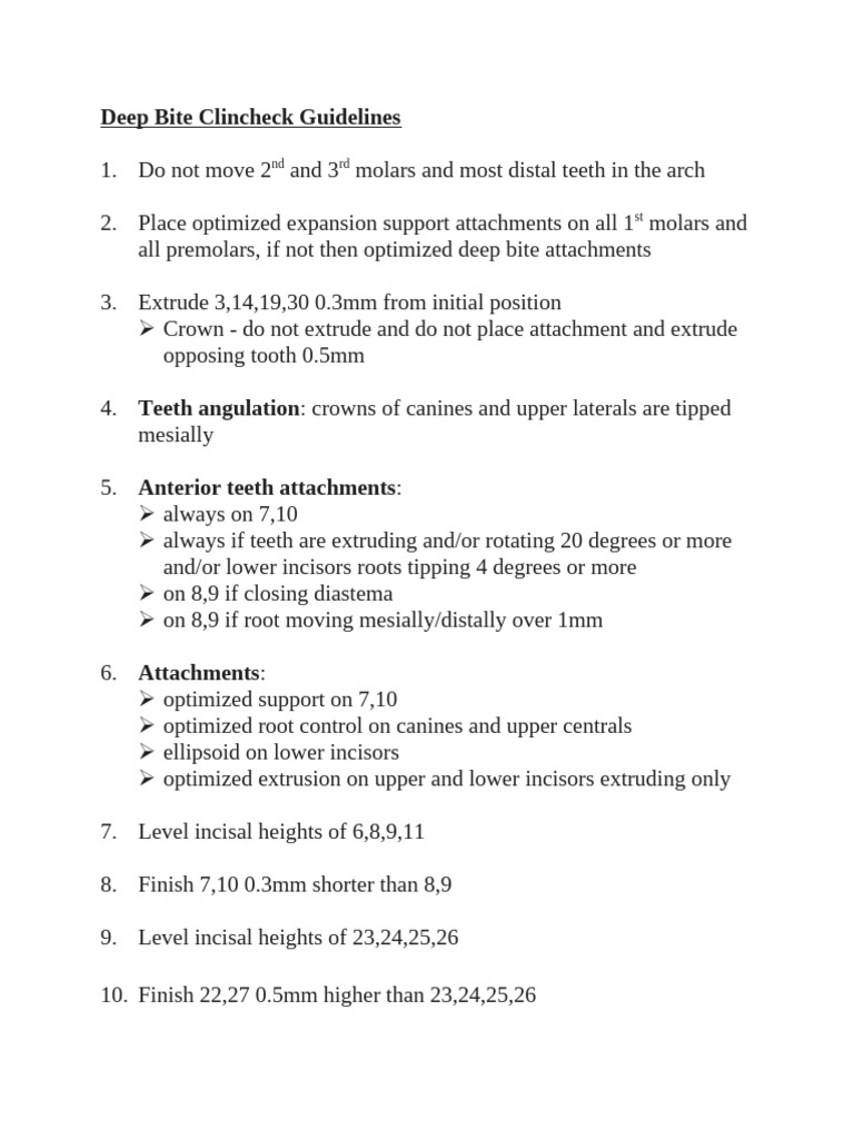 Clincheck Work Up Template (1) | PDF | Dental Anatomy | Tooth