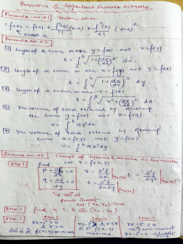 Engineering Mathematics short notes | PDF