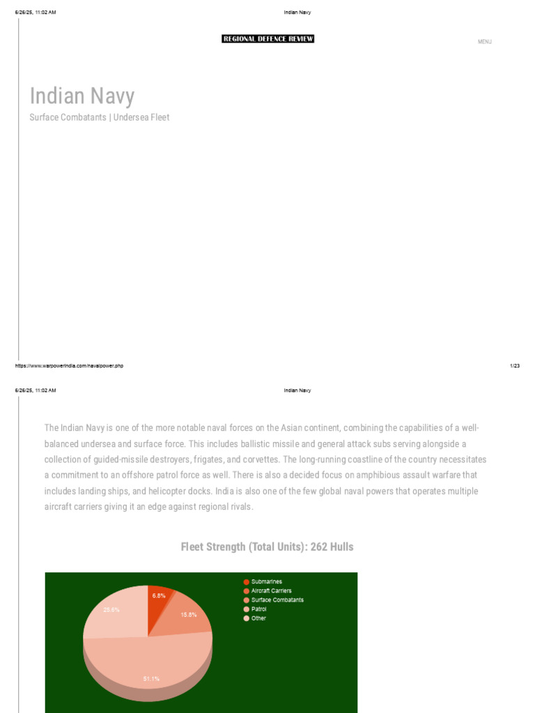 Indian Navy | PDF | Frigate | Submarines