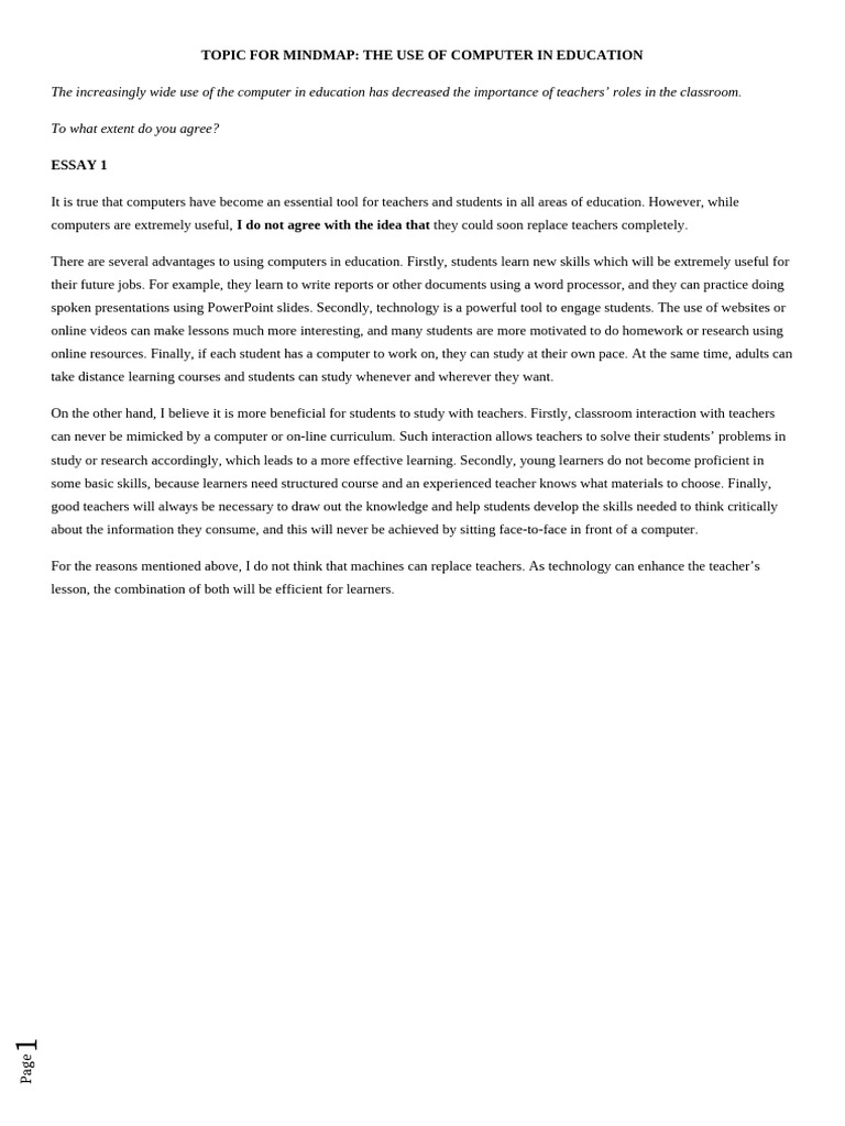 Computer Use in Education | PDF