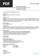 Template Proposal Kegiatan Universitas | PDF