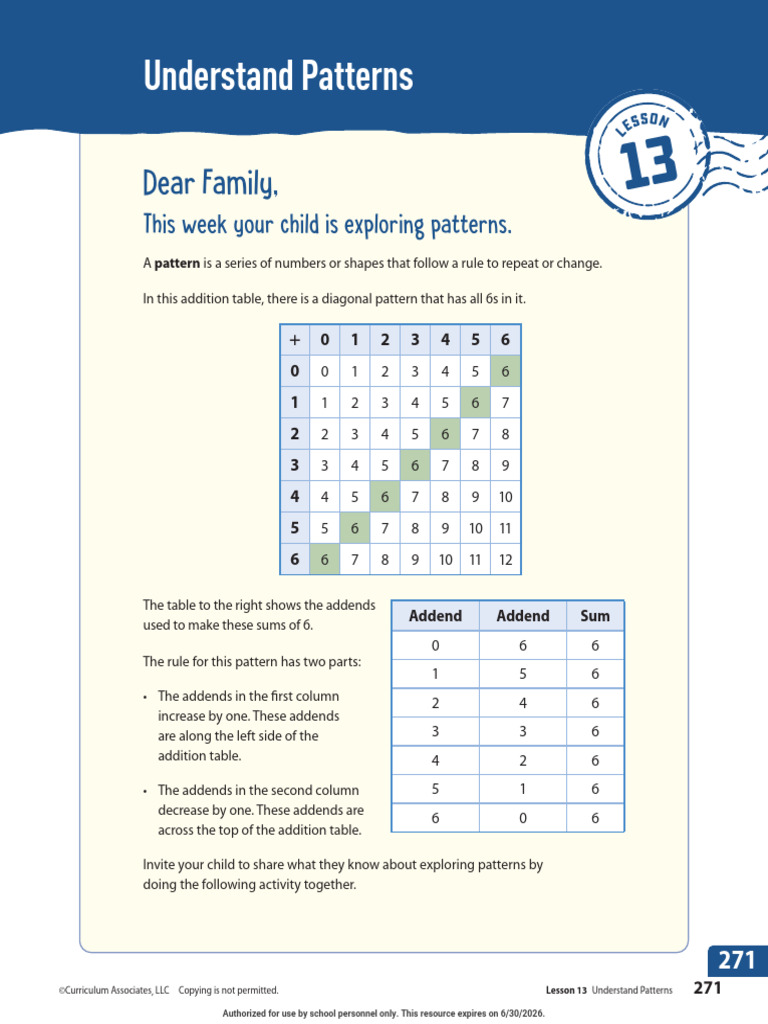 Lesson 13 Ak | PDF | Multiplication | Arithmetic