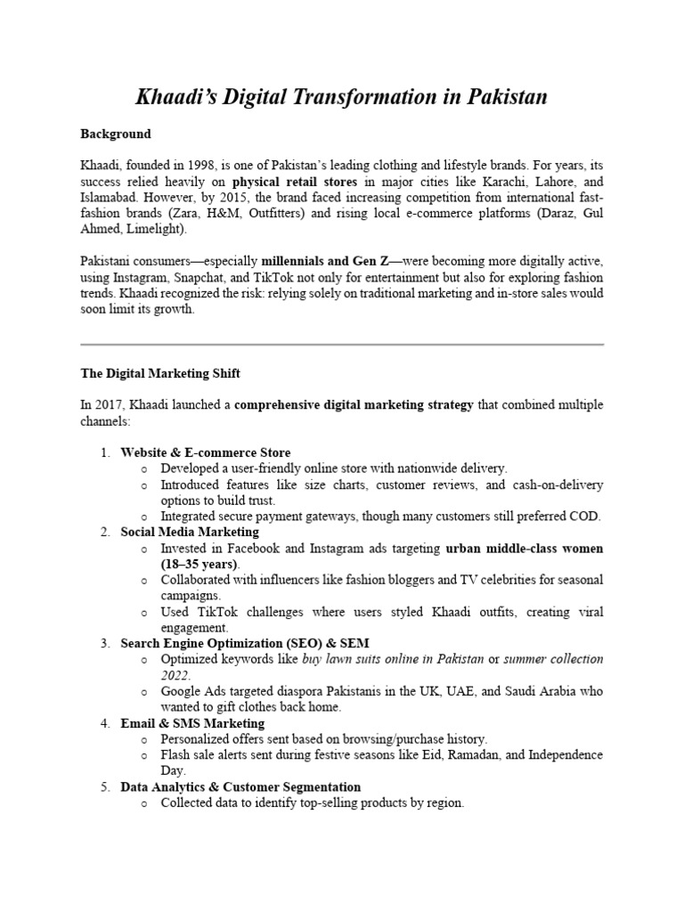 Case Study | PDF | Digital Marketing | Marketing