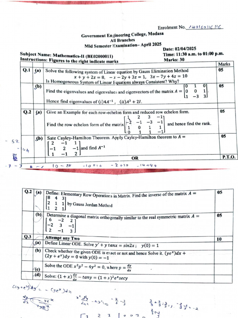 Sem 2 Remid Mid Papers | PDF