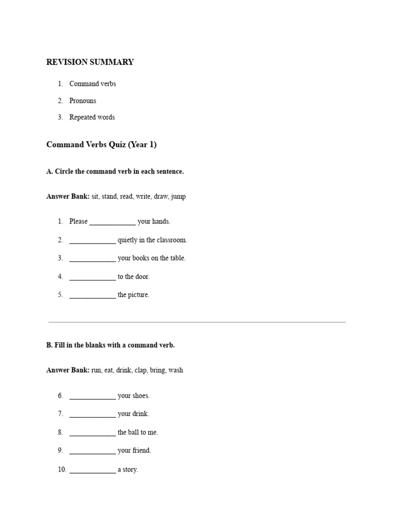 Paper 2 Revision Plan | PDF