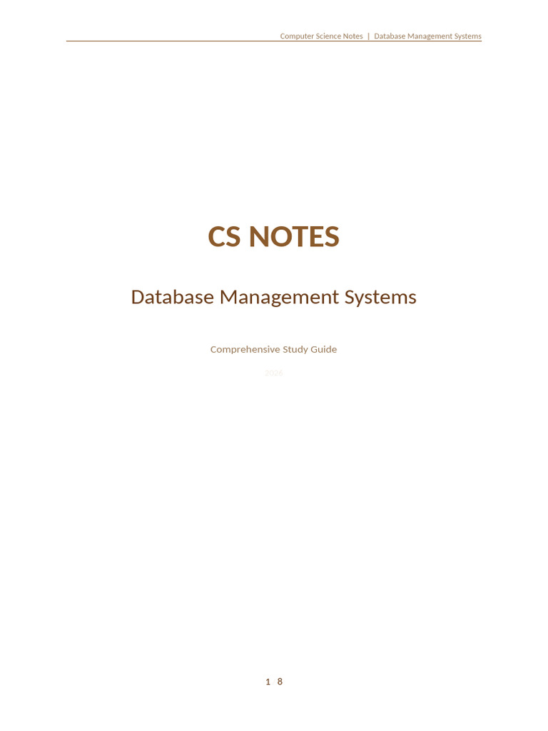 CS03_Database_Management_Systems | PDF
