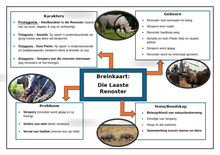 Breinkaart Die Laaste Renoster | PDF