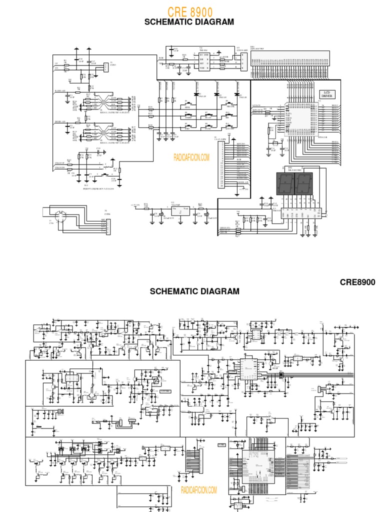 Cre 8900 Schematics | PDF