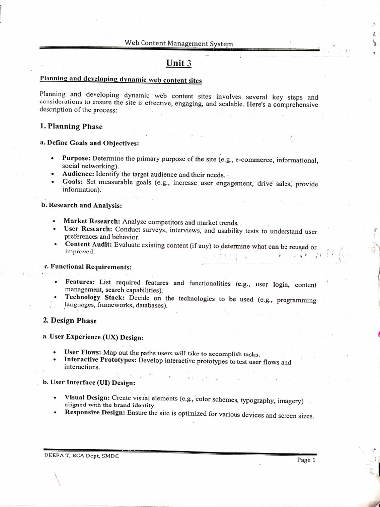 unit -3 WCMS | PDF