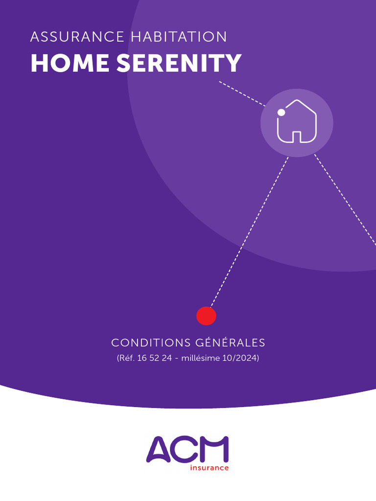 Assurance Habitation ACM CONDITIONS GÉNÉRALES | PDF | Assurance ...