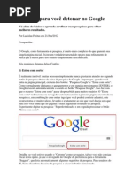 20 Dicas para você detonar no Google