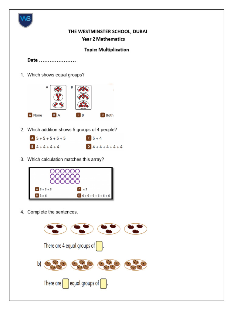 Multiplication Practice Worksheet 002 | PDF