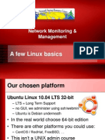 A Few Linux Basics: Network Monitoring & Management