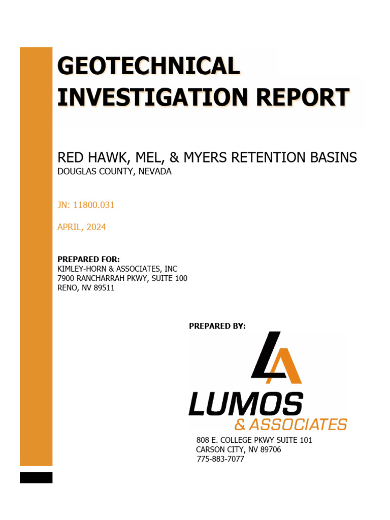 Geotechnical Report | PDF | Geotechnical Engineering | Concrete