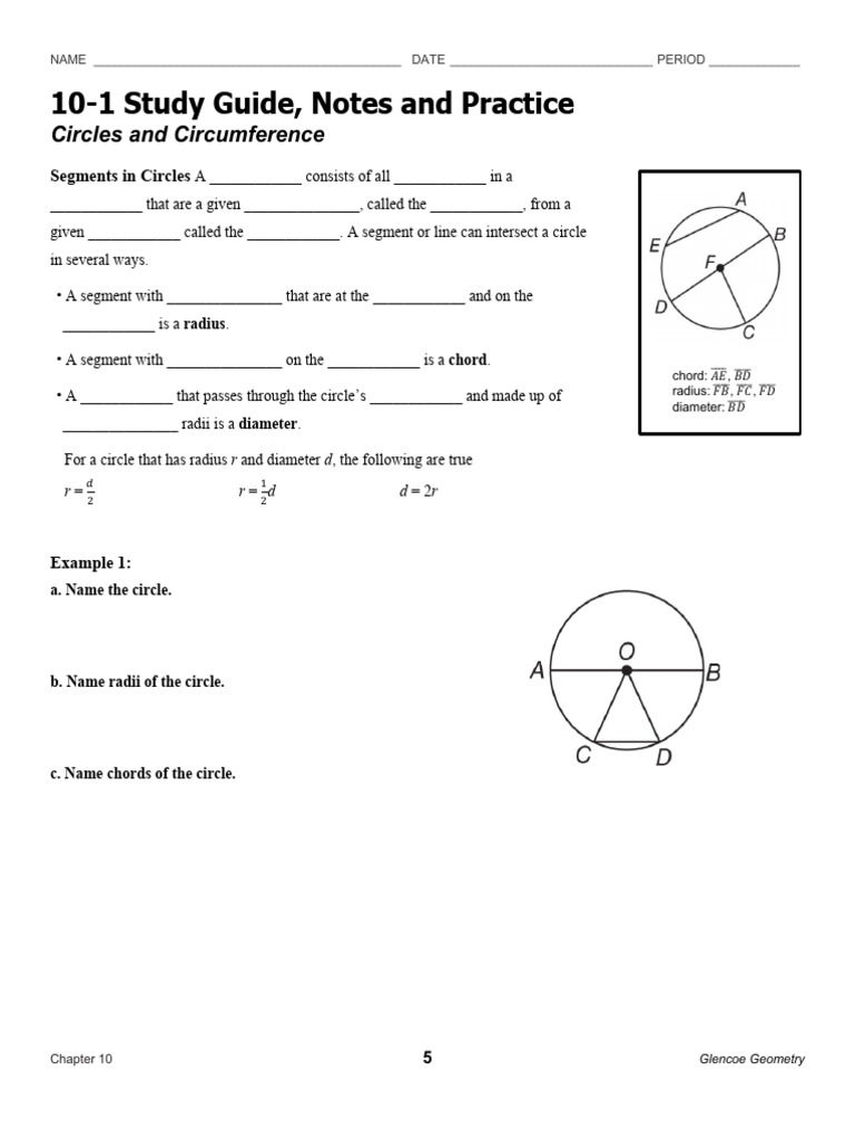 10.1 Notes and Practice | PDF