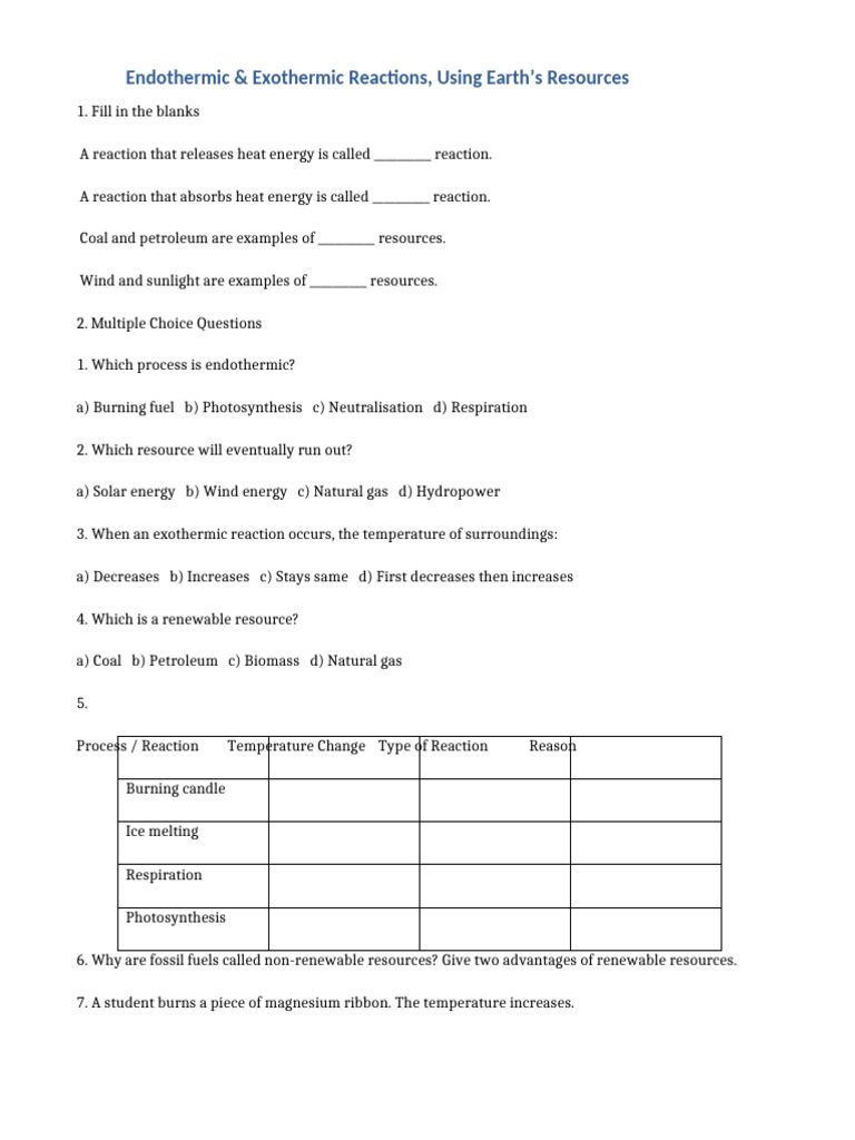 Grade 7 Chemistry Worksheet Hodder Stage8 | PDF
