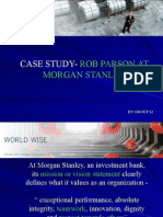 Case Study - Rob Parson at Morgan Stanley