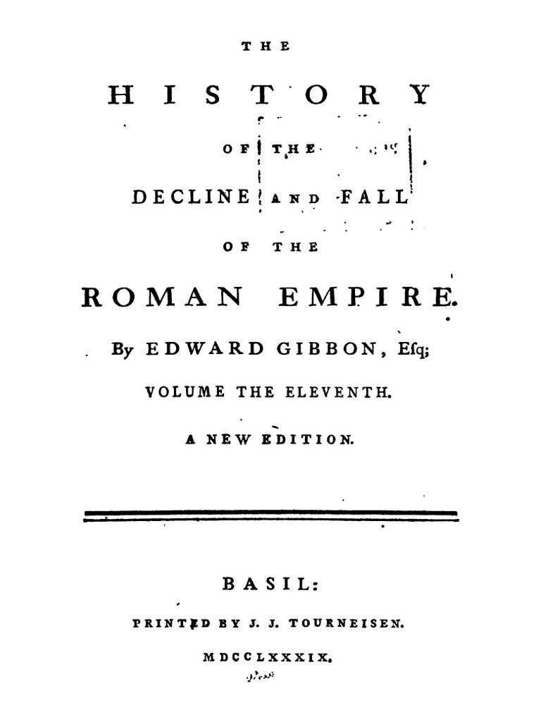 The History of The Decline and Fall of The Roman Empire | PDF