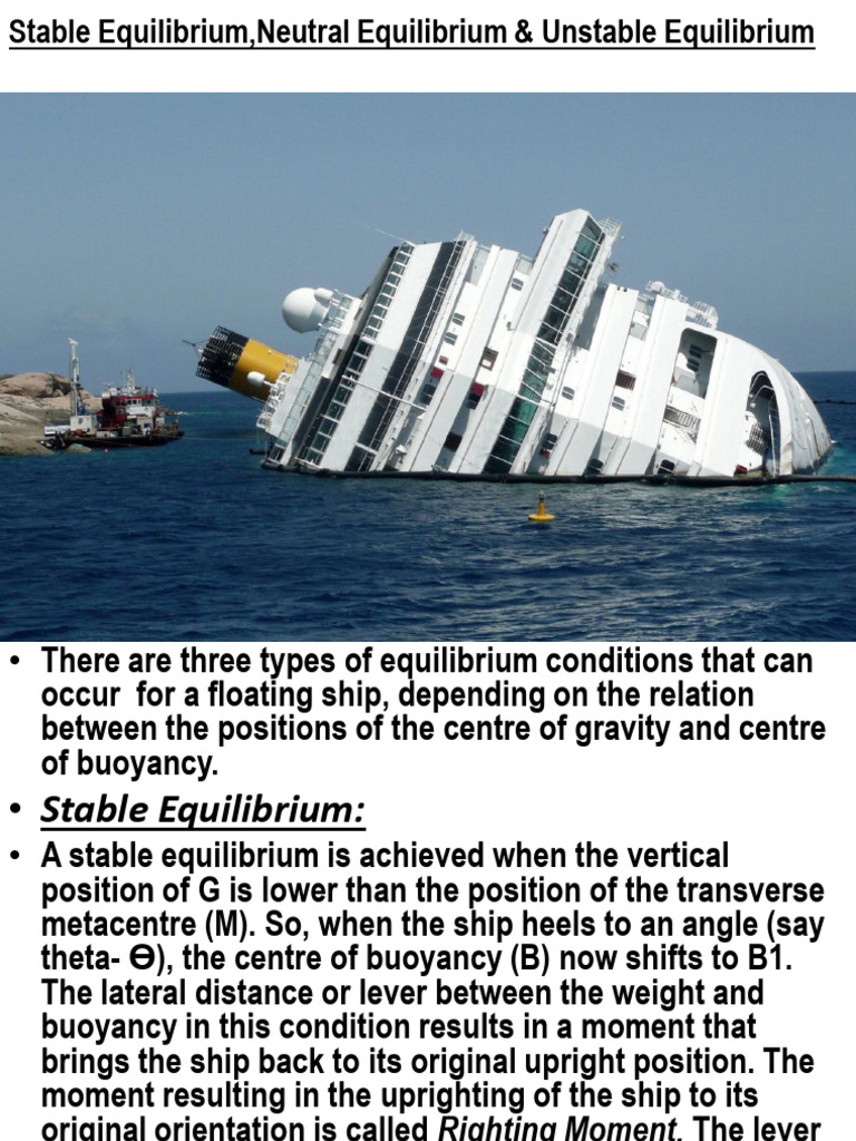 07. Equilibrium of Ships | PDF