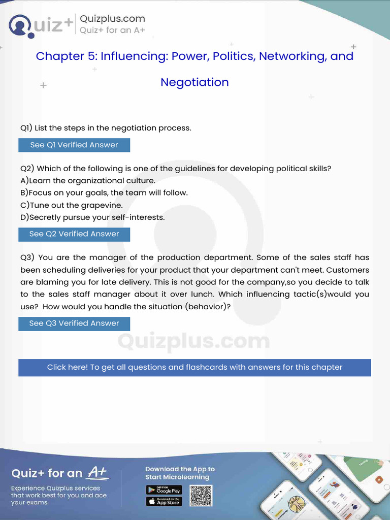 List the Steps in the Negotiation Process | PDF | Leadership | Attitude ...