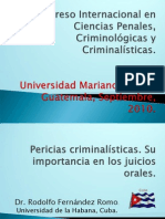 Pericias Criminalisticas DR RODOLFO