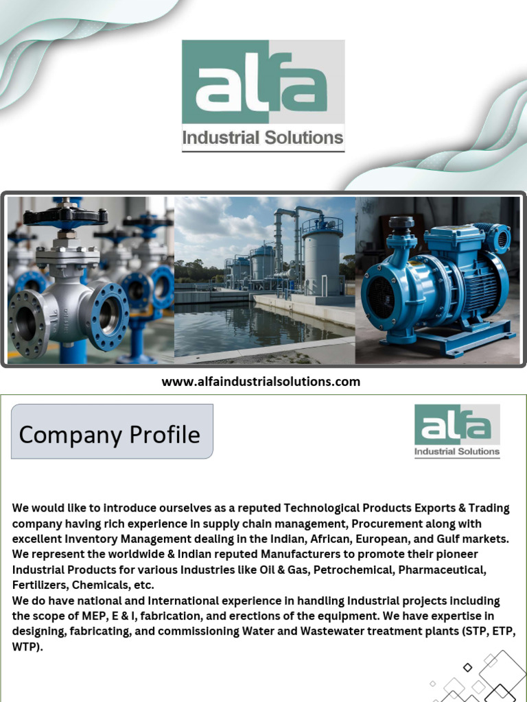 Alfa Industrial Solutions - Profile | PDF | Coating | Corrosion