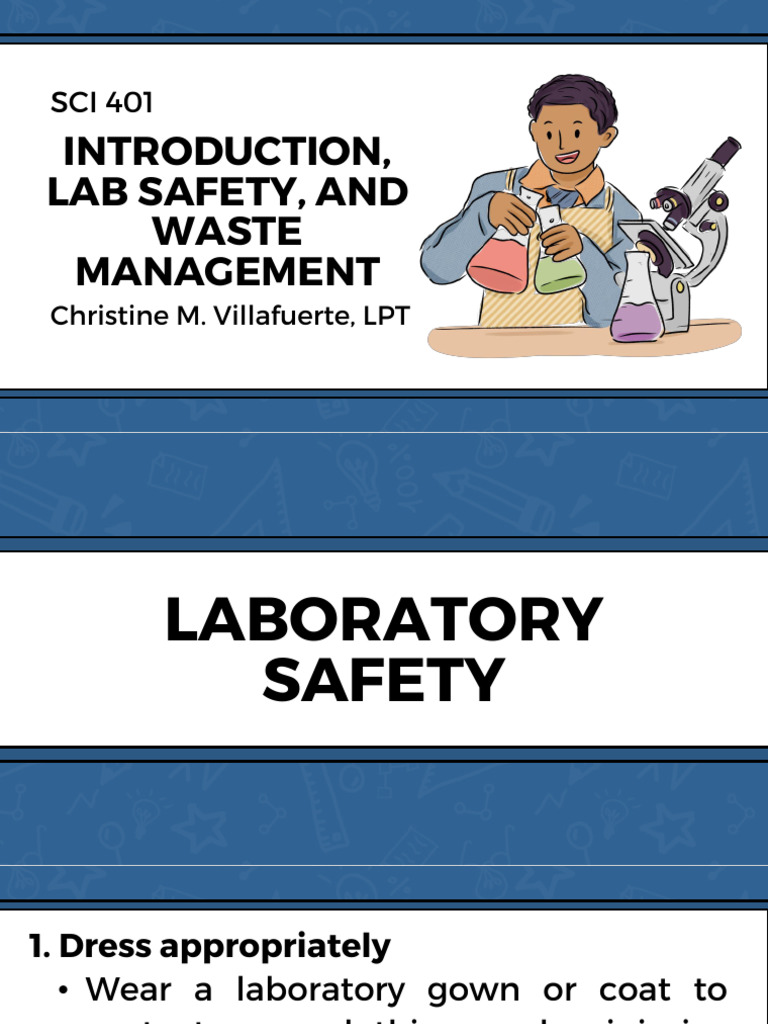 1.1 Introduction-Laboratory Safety and Waste Management | PDF ...
