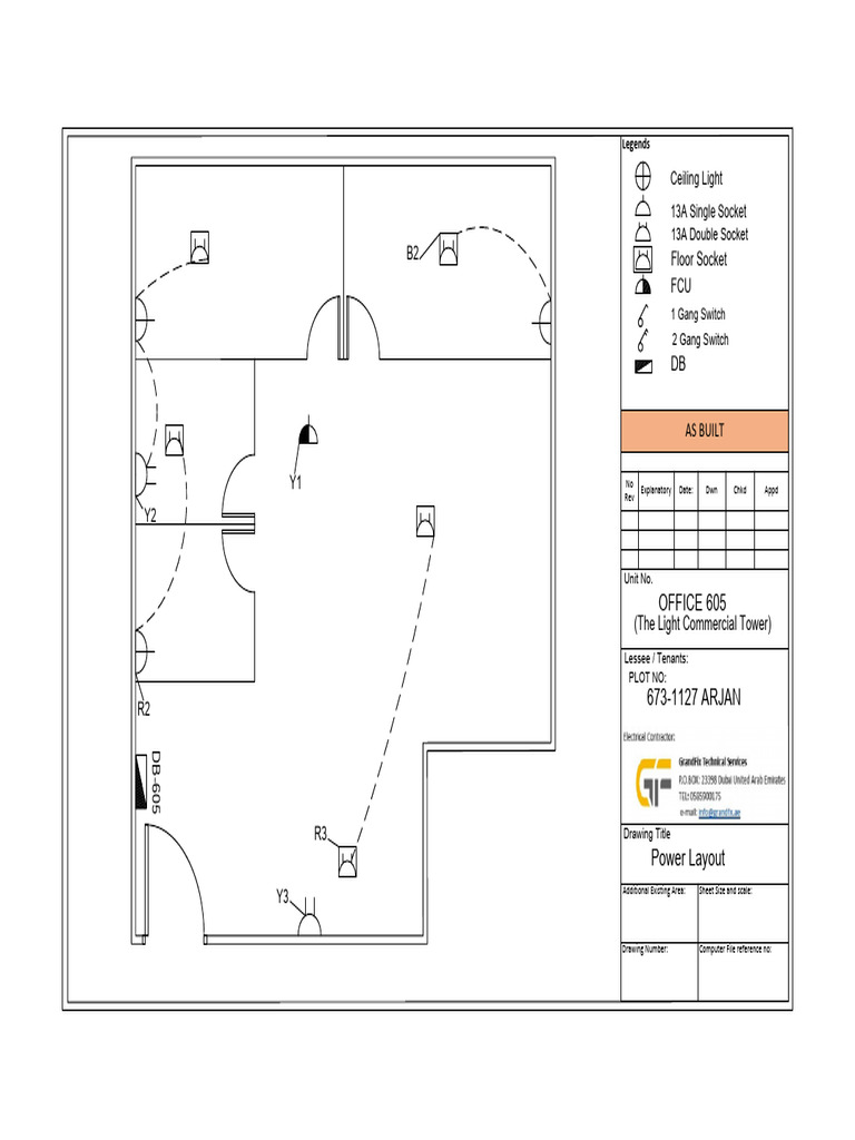 New 605 Power Layout Drawing-Model | PDF