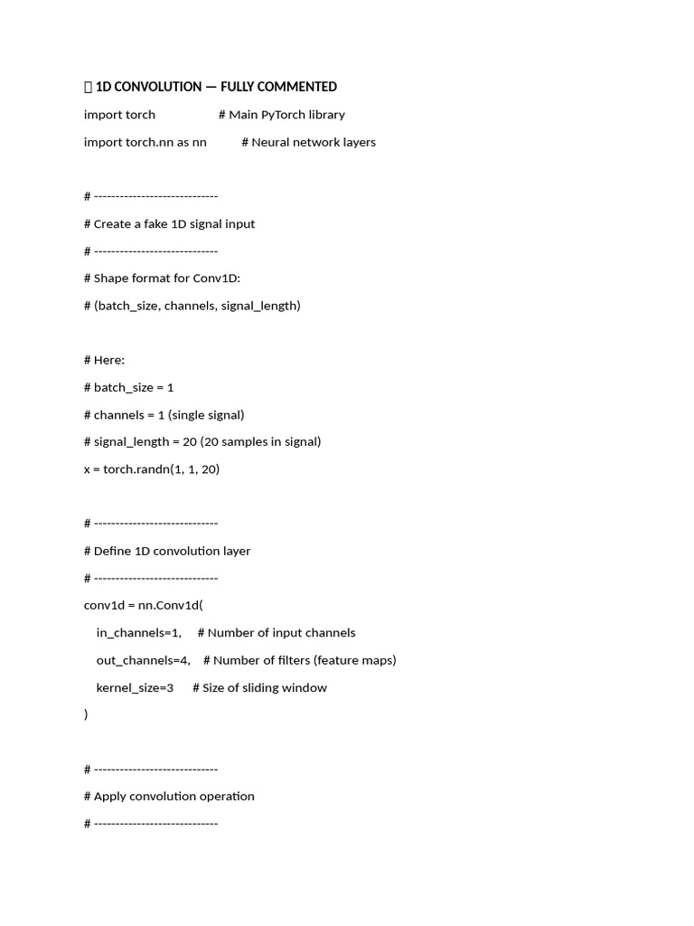 1d Convolution | PDF | Computer Vision | Computer Engineering