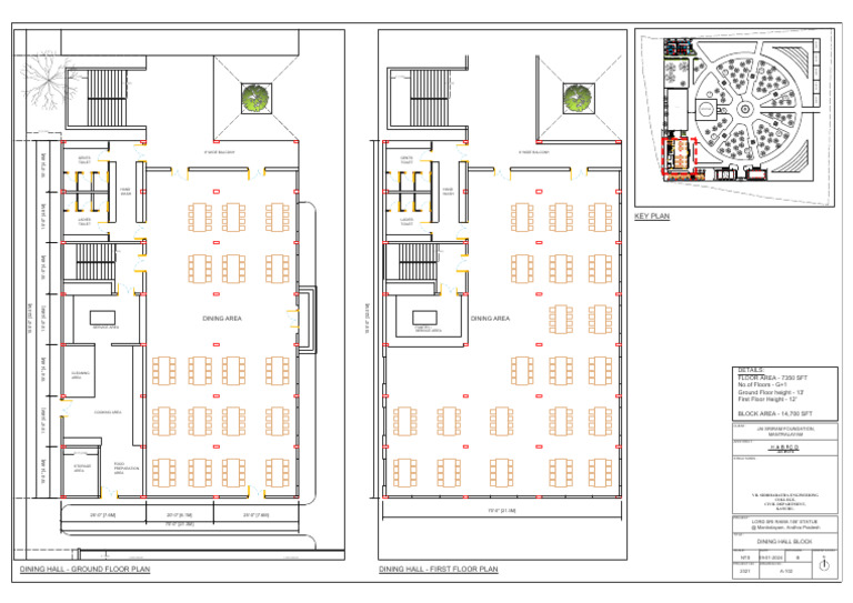 A-102-KITCHEN & DINING HALL BLOCK | PDF | Toilet | Hydraulic Engineering