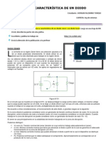 CURVA CARACTERÍSTICA DE UN DIODO