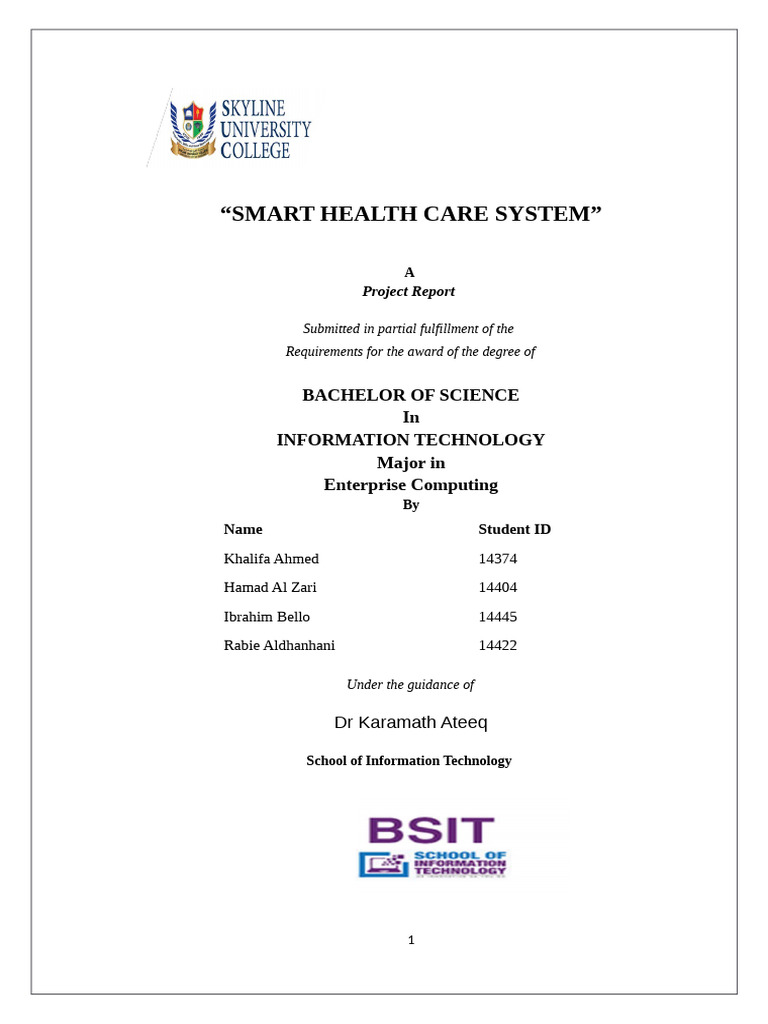 Smart Health Care System | PDF | Computing