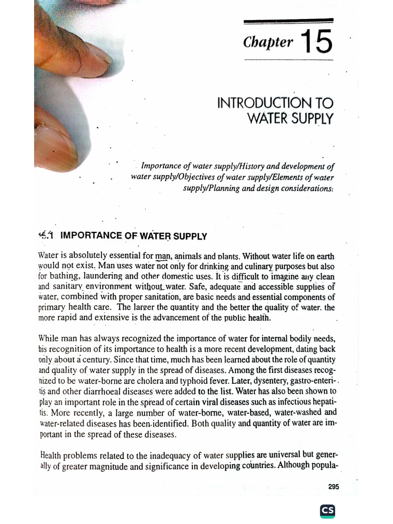 15,Intro Water Supply | PDF