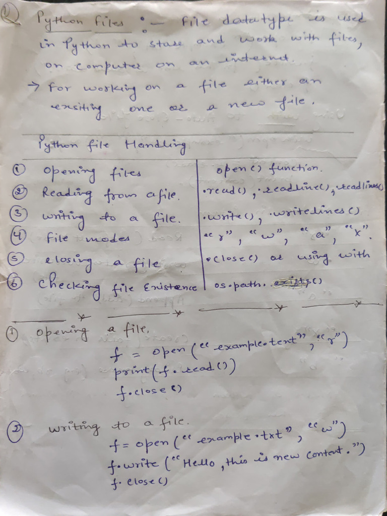 Unit 5 Handwritten | PDF | Text File | Computer File Formats