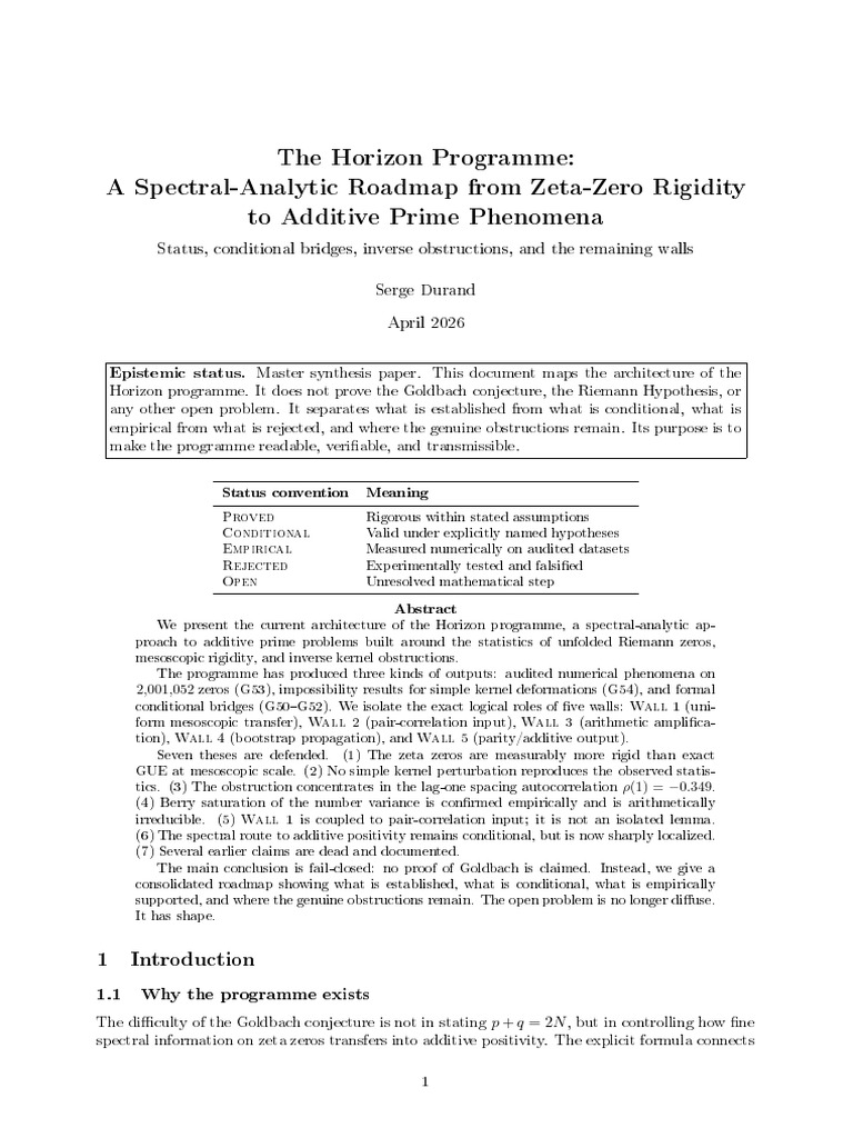 54. G the Inverse Problem for Riemann Zero Statisticsl | PDF | Inverse ...