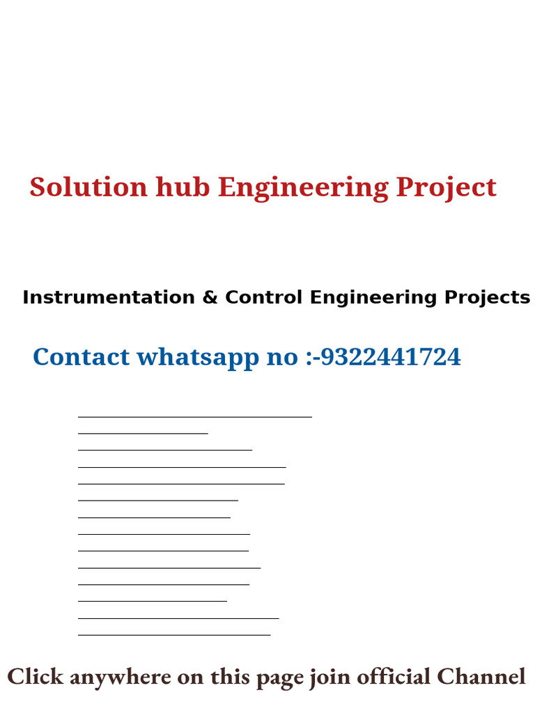 Instrumentation & Control (Solution Hub) | PDF | Programmable Logic ...