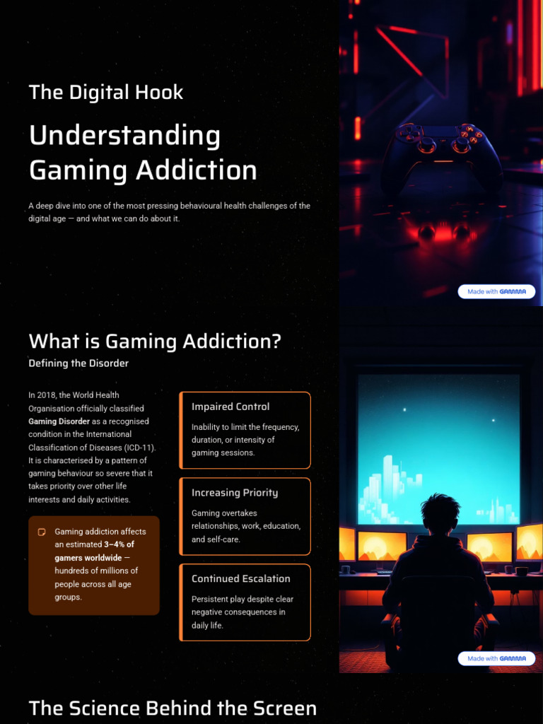 Understanding Gaming Addiction | PDF | Reward System | Mental Disorder