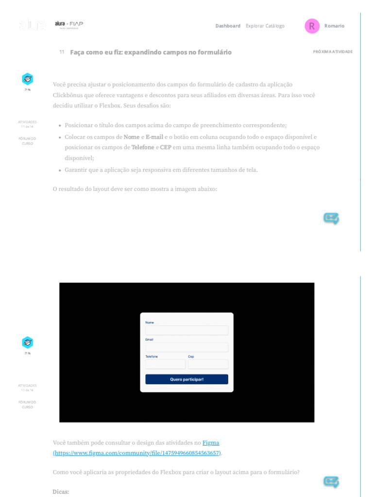 Praticando CSS Flexbox - Aula 1 - Atividade 11 Faça Como Eu Fiz ...