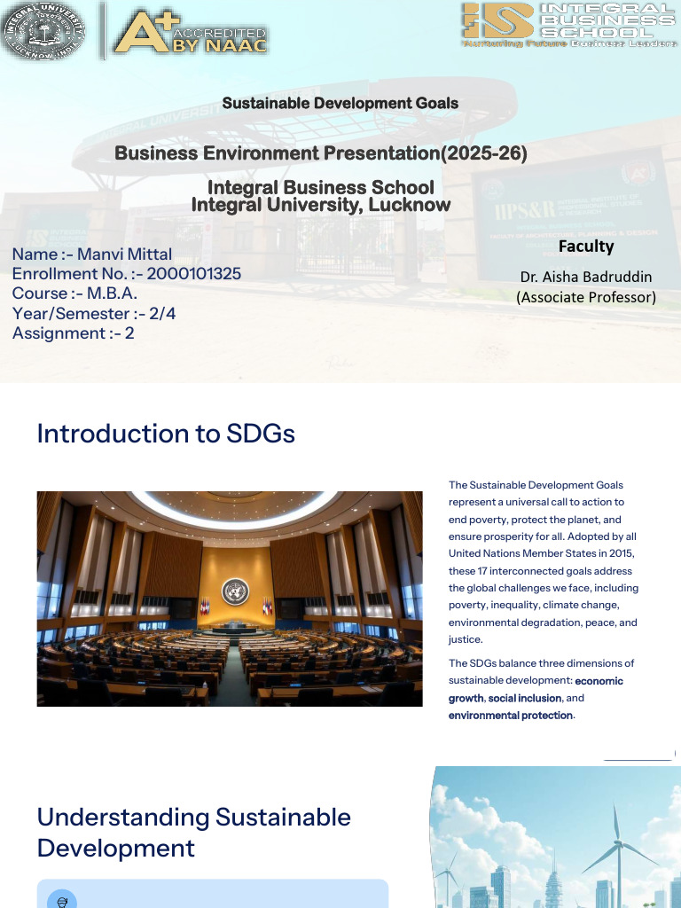 Sustainable Development Goals SDGs | PDF | Sustainability | Sustainable ...