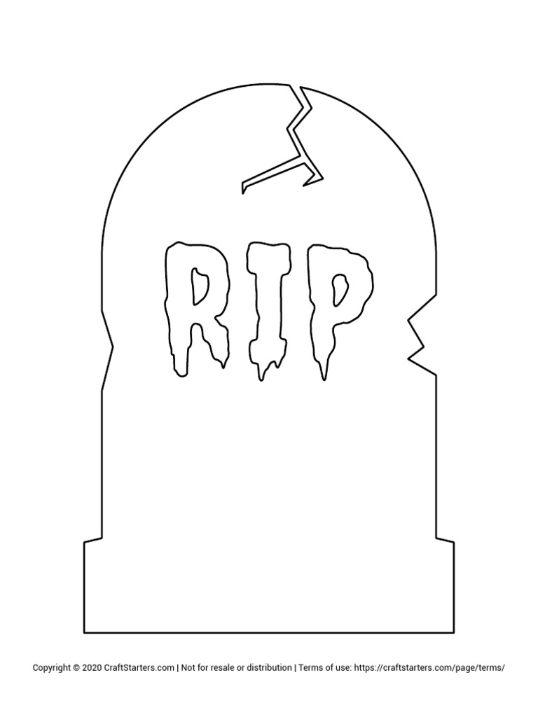 Rip Tombstone Patterns | PDF