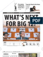 What'S Next For Big 12?: 10 Schools Remain After Days of Conference Uncertainty