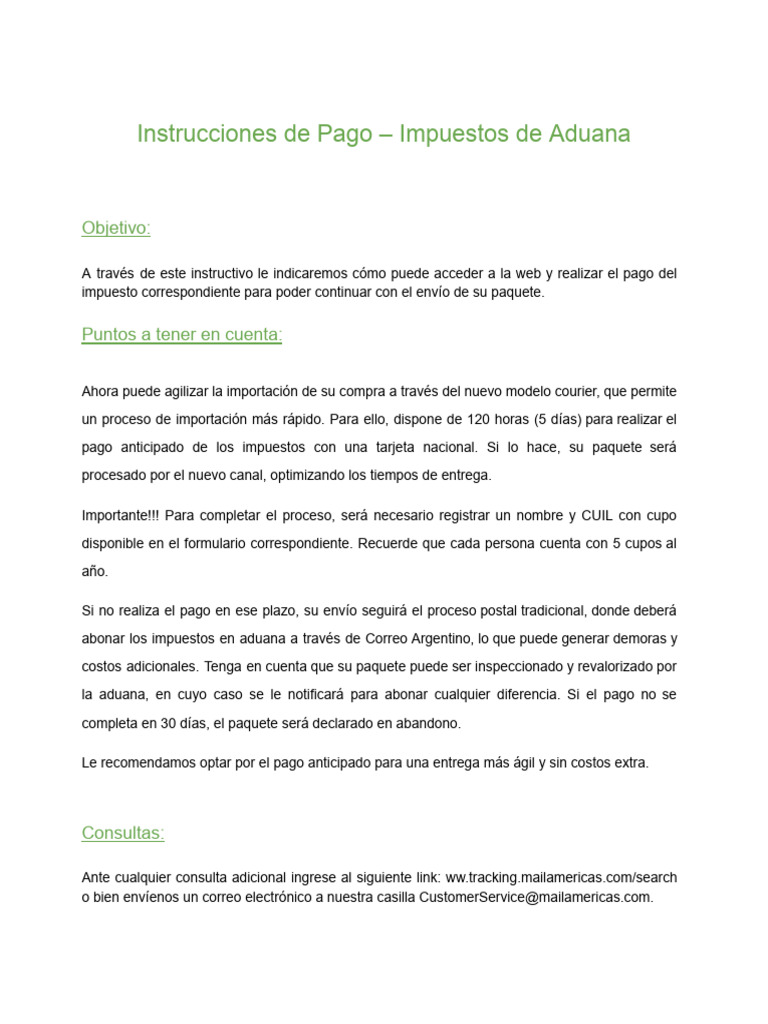 Instrucciones de Botón de Pago | PDF