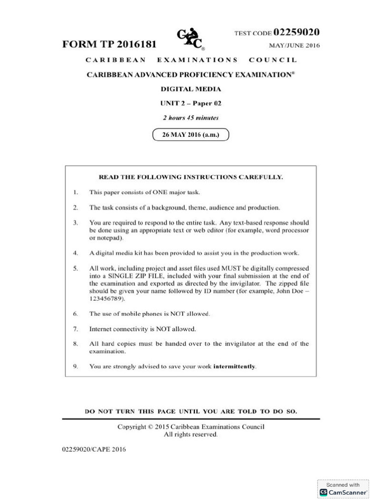 Dm Unit 2 Paper 2 2016 | PDF