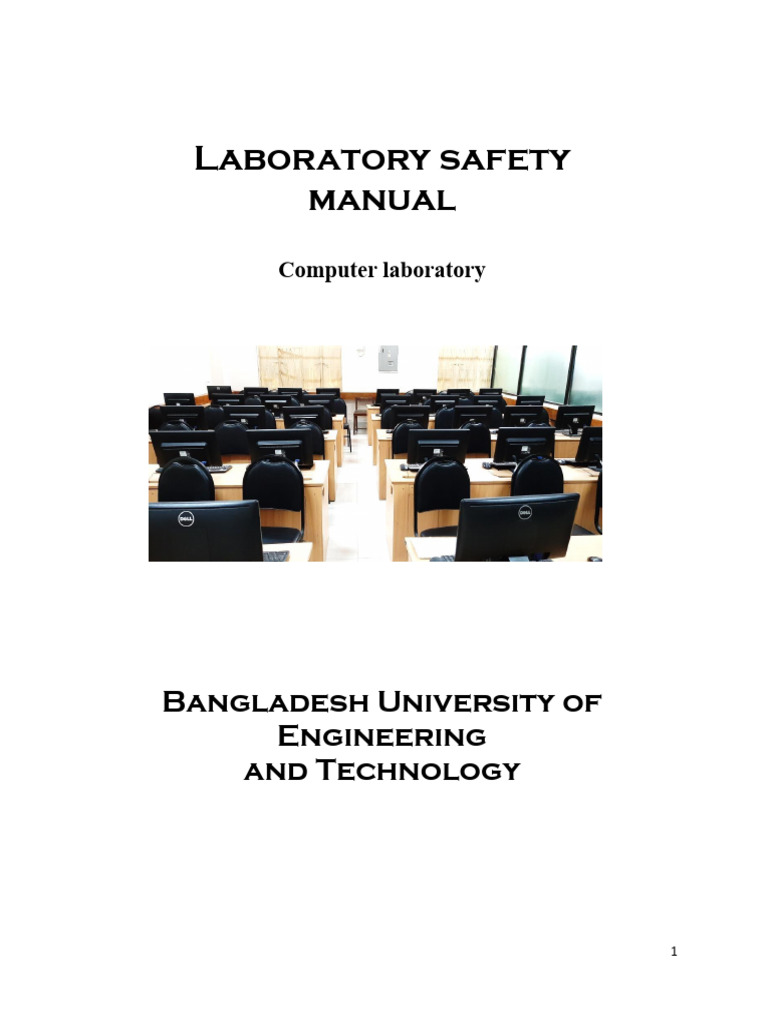 Computer Lab Safety Manual | PDF | Usb | Safety