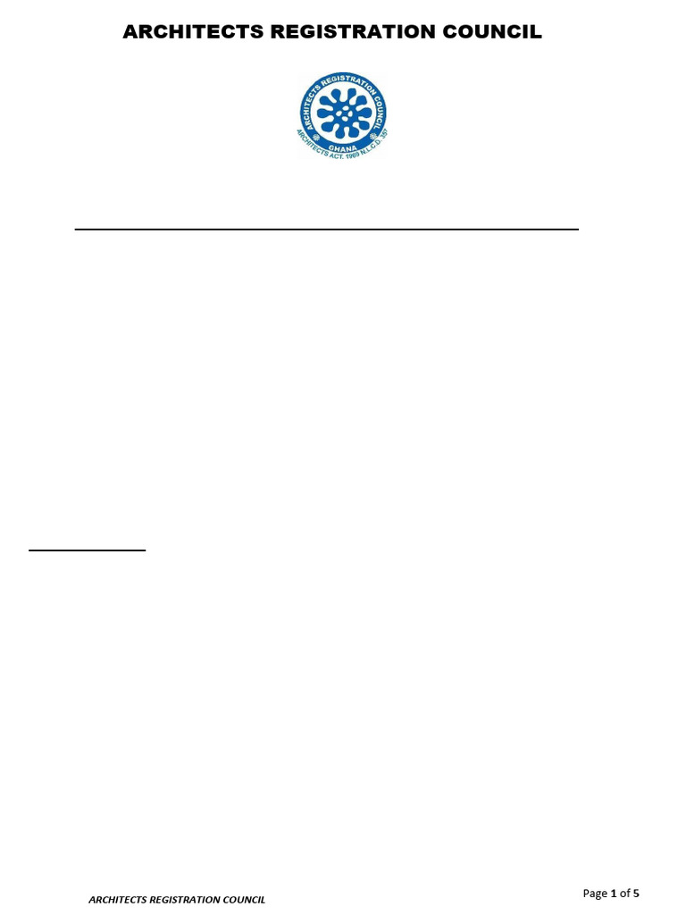 Arc Foreign Architect Forms | PDF | Architect