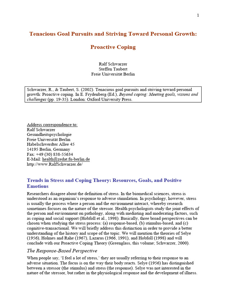 Tenacious_Goal_Pursuits_and_Striving_Toward_Person | PDF | Stress ...