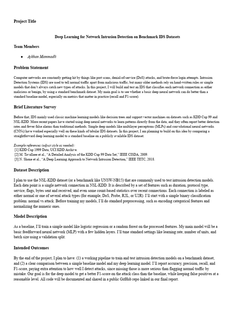 Project_Proposal | PDF | Deep Learning | Data Mining
